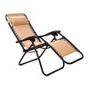 Elevon Adjustable Outdoor Zero Gravity Recliner Lounge Chair w/ Detachable Cup Holder for Deck or Beach Bonfire, Weight 300Lbs Max - 3 of 4