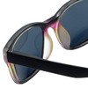 Magz Greenwich Magnetic Front Connecting Polarized Sun OR Bi-Focal Sunglasses in Rainbow Stripe Multi-Color Black - 3 of 4