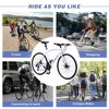 Gulches 700C Hybrid Bicycle with Disc Brakes - White - 3 of 4