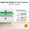 FDW 6 Inch Green Tea Memory Foam Mattress Cooling Gel Infused Mattress Fiberglass Free/CertiPUR-US Certified/Bed-in-a-Box,White - 3 of 4