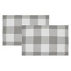Annie Buffalo Check Grey Placemat Set of 2 13x19 VHC Brands - 2 of 4