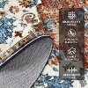Ultra-Thin Vintage Runner Rug - Washable, Non-Slip, Non-Shedding, Stain-Resistant Hallway Carpet for Entryway - 3 of 4