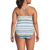 Lands' End Women's Tugless High Neck Strappy Back Tankini Swimsuit Top - 2 of 4