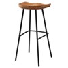 Modway Concord Backless Wood Bar Stools - Set of 2 - 4 of 4