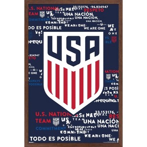 Trends International US Soccer - Logo 25 Framed Wall Poster Prints - 1 of 4