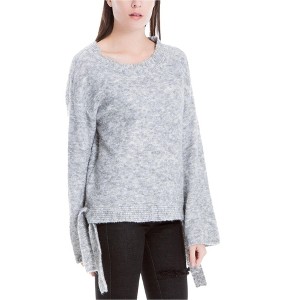 Max Studio London Womens Side-Tie Melange Knit Sweater - 1 of 1
