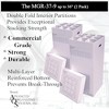Advanced Organizing Systems - MGR-37-9 (2pkg) Roll File Storage Box - Corrugated 37x17.5x17.5 With 9 Compartments - 3 of 4