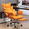 DYHOME Faux Leather Gaming Chair, Ergonomic High-Back Office Chair With Tilt and Swivel, Reclining Computer Desk Chair for Women, Men - 2 of 4