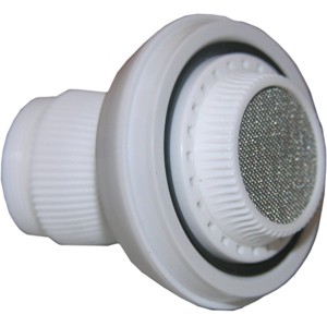 Lasco  2.2 GPM Dual Thread Swivel Spray Aerator, White 09-1211 - 1 of 2