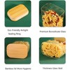 6-Pack 33OZ Airtight Glass Food Storage Containers with Bamboo Lids, Rectangle - 4 of 4