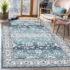 Area Rug Large Washable Rugs for Living Room Non Slip Low Pile Aesthetic Carpet Indoor Soft Floor Carpet Vintage Oriental Distressed - 2 of 4