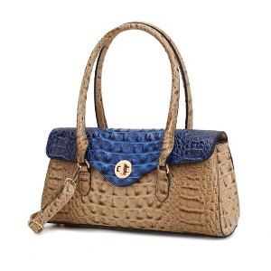MKF Collection Liviana Women’s Shoulder Bag Croc-Embossed Chic and Versatile Timeless Handbag by Mia K - 1 of 4