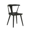 2 Pieces Set Dining Side Chair Rustic Modern Farmhouse Design Retro Design Easy to Assembly - 2 of 4