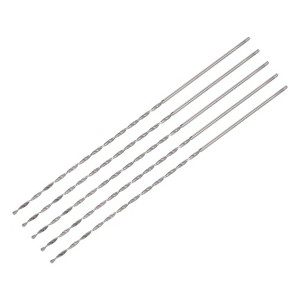 Unique Bargains High Speed Steel Straight Shank Extra Long Twist Drill Bits 5 Pcs - 1 of 4