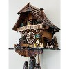 Eight Day Mechanical Cuckoo Clock With 13 Inch Height Cottage And Woodchopper By River City Clocks - 3 of 4