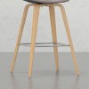 Brown Harvard Bentwood Bar Stool Set of 2 - 2 of 4