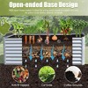 CLIHOME 8x4x2Ft Outdoor Galvanized Raised Garden Bed, Large Metal Garden Flowerpot Box - 4 of 4