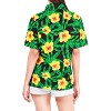 HAPPY BAY Hawaiian Shirts Womens Casual Summer Beach Party Floral Blouses Short Sleeve Tropical Vacation Tops Dress Shirts for Women - 3 of 4