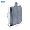 Unique Bargains Waterproof Outdoor Travel Portable Zipper Shoes Bags 3 Pcs - 2 of 4