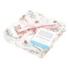 Hudson Baby Infant Girl Flannel Washcloths, Girl Woodland Pals 10Pk, One Size - 2 of 4