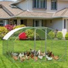 CuisinSmart Large Metal Chicken Coop – 13.1' x 9.8' Dome Walk-in Poultry Run with Upgrade Tri-Supporting - 3 of 4