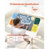 VEVOR 1500 Piece Rotating Puzzle Board with 4 Colorful Felt Drawers and Cover, 34x25 in Portable Wooden Table, Gray - 3 of 4