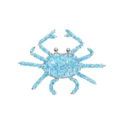 C&F Home Bluecrab Beaded Ornament