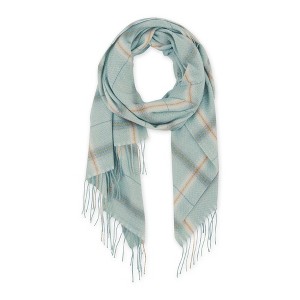 Design Imports Caroline Plaid Scarf - Sage - 1 of 4
