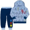 Paw Patrol Nickelodeon Chase, Rubble and Marshall Boys' Pullover Hoodie and Joggers Set for Little Kids – Blue - image 2 of 4