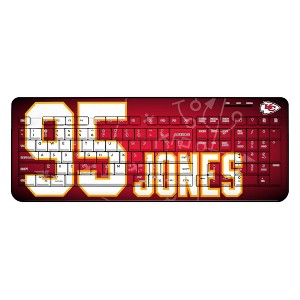 NFL Kansas City Chiefs Players Game Tactic Wireless USB Keyboard - 1 of 4