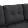 NicBex Couches for Living Room 109.2" L-shaped Sectional Sofa Upholstered Sofa Couch with Removable Back Cushions and 2 Pillows - image 4 of 4