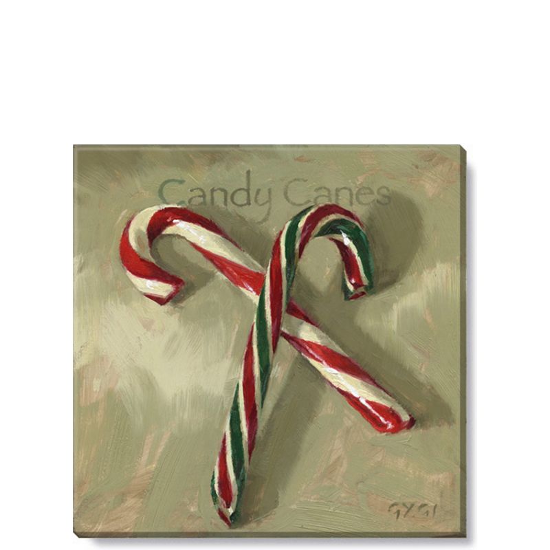 Sullivans Darren Gygi Candy Canes Canvas, Museum Quality Giclee Print, Gallery Wrapped, Handcrafted in USA, 1 of 7