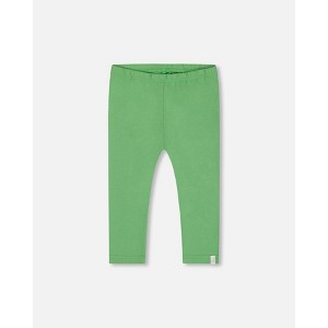 Deux par Deux Girl Organic Cotton Legging Green - 1 of 4