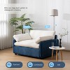 MYINDA Oversized Single Sofa Chair,Wide and Deep Seat Accent Chair,for Living Room,Apartment,Bedroom,BLUE - 4 of 4