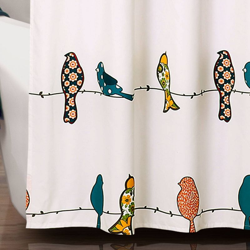 Rowley Birds Shower Curtain - Lush Décor, 5 of 9