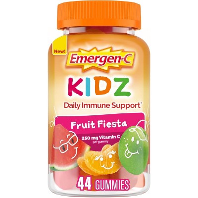 Emergen-C Kidz Daily Immune Support, Fruit Fiesta Gummies, 44 Count