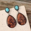 Turquoise Western Earrings for Women | Lightweight Country Festival Jewelry - 4 of 4