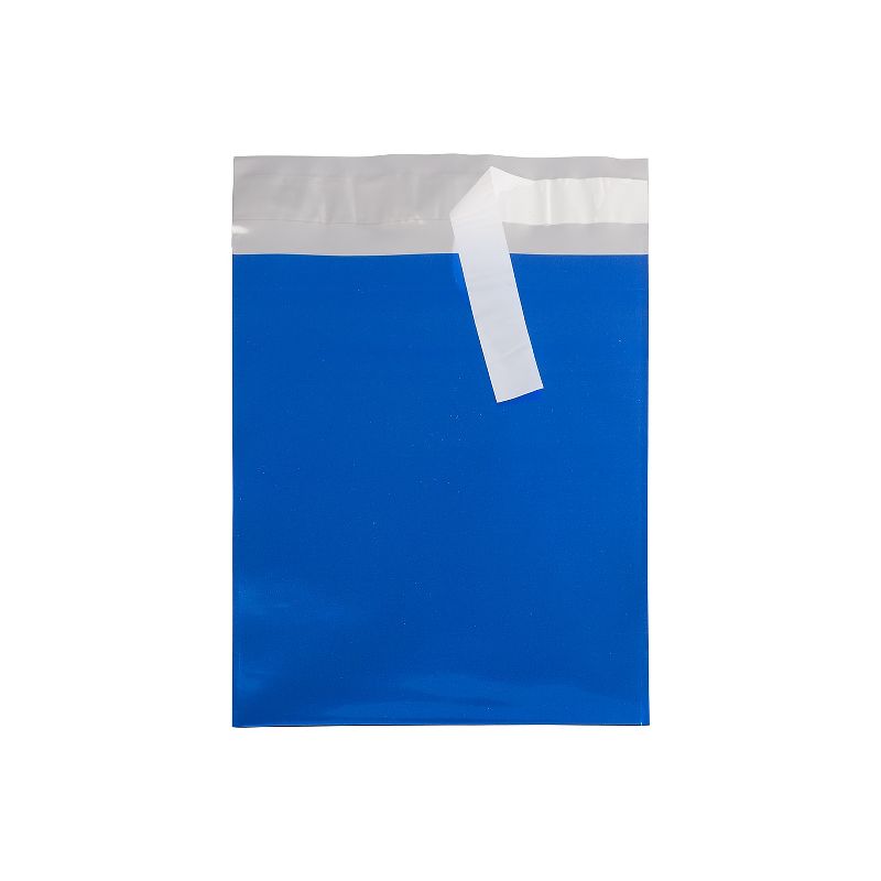JAM Paper 6.25x7.875 Open End Catalog Foil Envelopes w/Self-Adh Closure Blue 1323271, 2 of 5