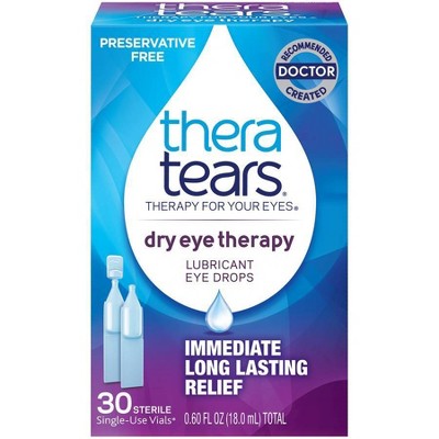 TheraTears Single Use Lubricant Eye Drops - 30ct