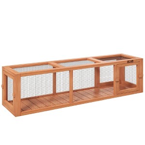 PawHut 59" Long Cat Tunnel with Extendable Design, Outdoor Cat Tunnel House with Weather Protection, Cat Tube Toy Enclosure - 1 of 4