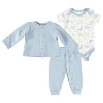 Chick Pea Baby Gender Neutral Clothes Cardigan Newborn Dress Up set