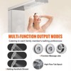 VEVOR Shower Panel System,6 Shower Modes,LED&Display Shower Panel Tower, Rainfall, Waterfall, 4 Body Massage Jets,Tub Spout, Handheld 59" Hose,Silver - 4 of 4