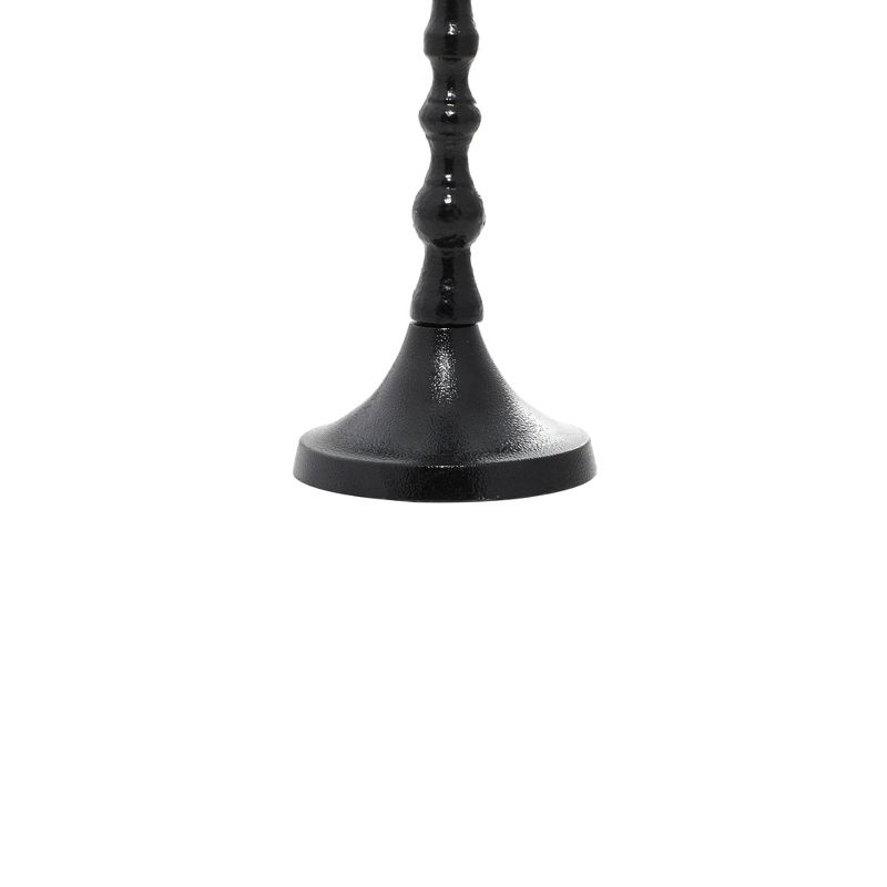 Set of 3 Traditional Iron Candle Holders Black - Olivia &#38; May, 5 of 6
