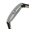 Peugeot Men's 30X40mm Silver Tank Shape Watch with Black Strap - 3 of 3
