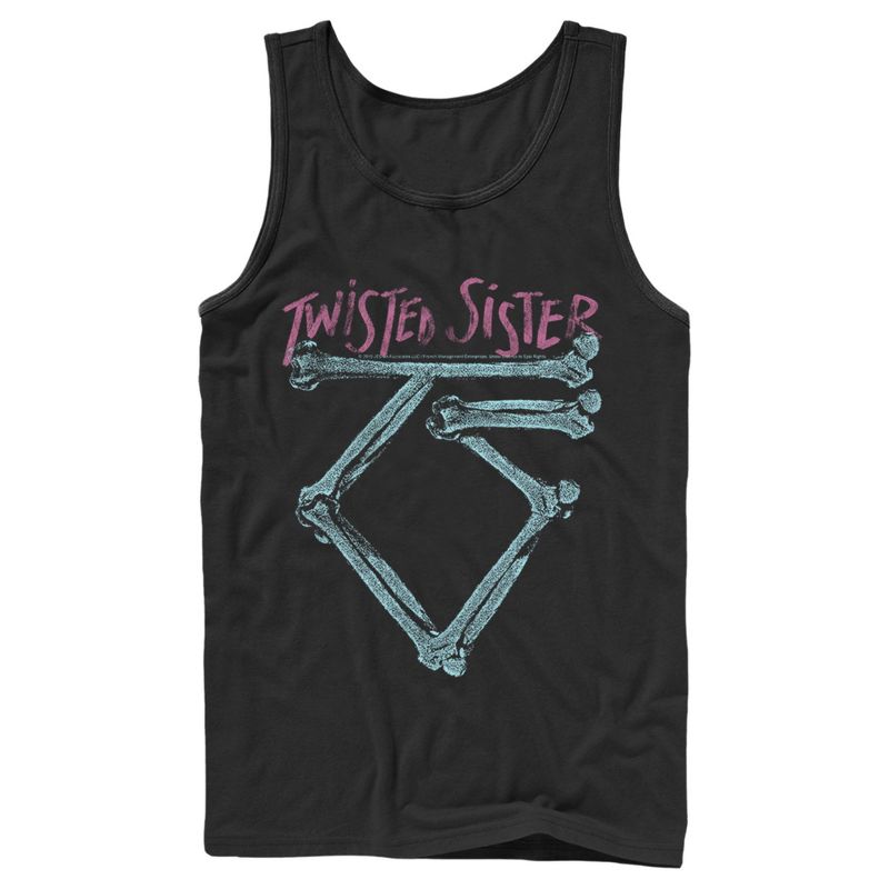 Men's Twisted Sister Neon Logo Tank Top, 1 of 6