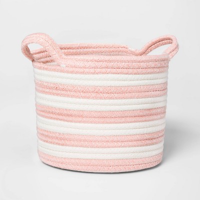 Striped Coiled Kids' Rope Basket - Pillowfort™