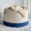 Cotton Round Laundry and Storage Basket - M - 3 of 4