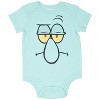 SpongeBob SquarePants SpongeBob SquarePants Patrick Squidward  3 Pack Short Sleeve Bodysuits  Newborn to Infant - 2 of 4