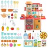 HOMEFUN Play Kitchen Set Kids Cooking Playset - 2 of 4