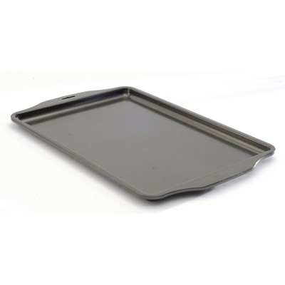 Nonstick Cookie Sheet Baking Pan - 2pc 2qt Large Metal Oven Baking Tray,  Gold : Target